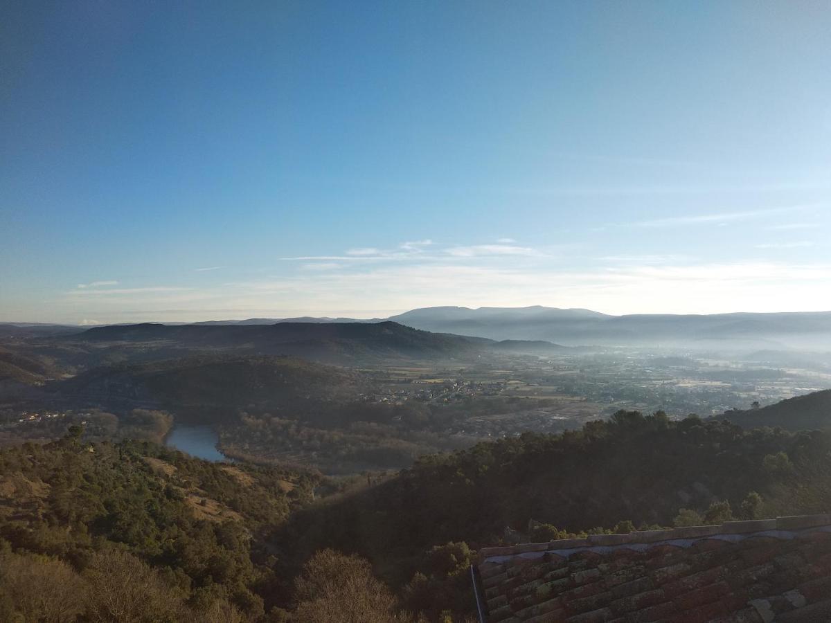 Le Rocher De Sampzon Exteriör bild